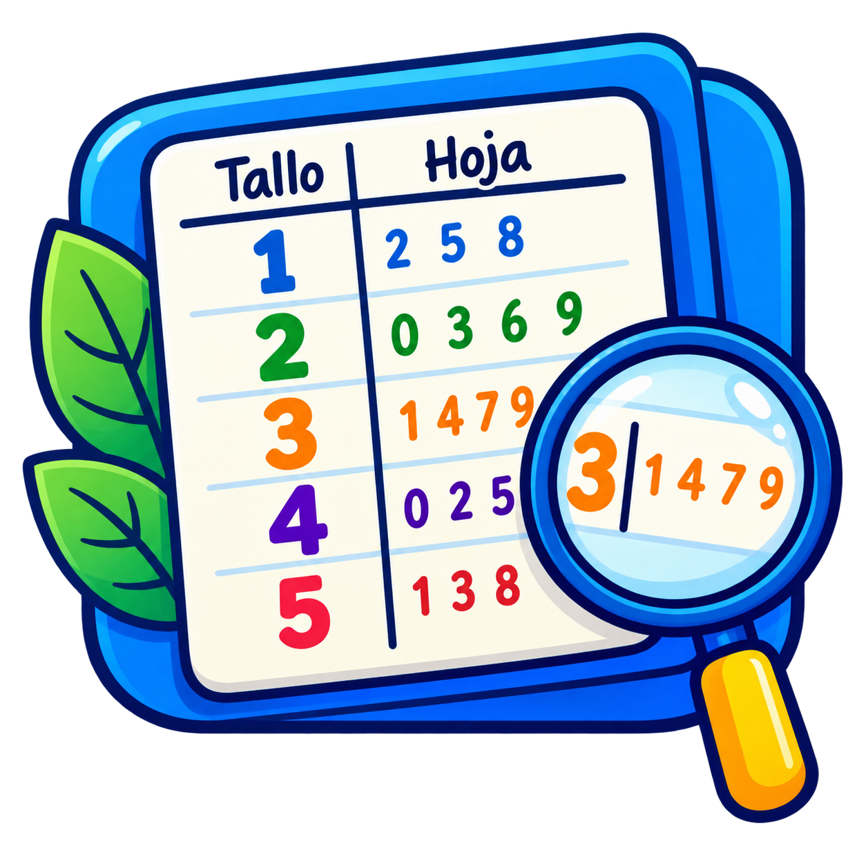 Diagrama de tallo y hojas