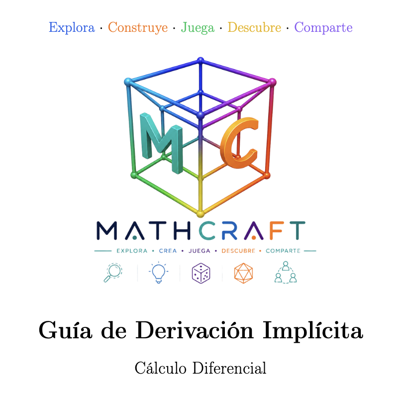 Portada de material de estudio MathCraft